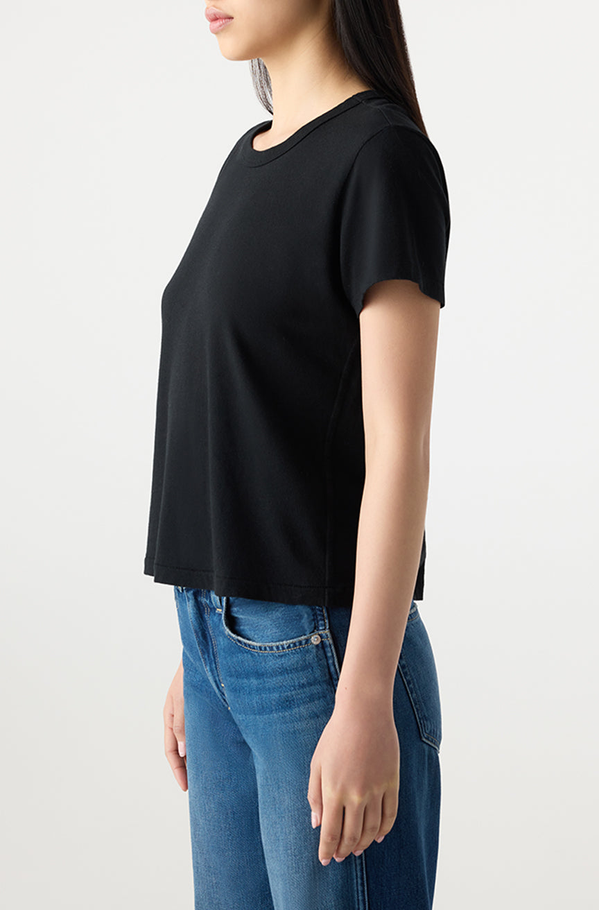 AMO Denim | Lovey Tee in Black