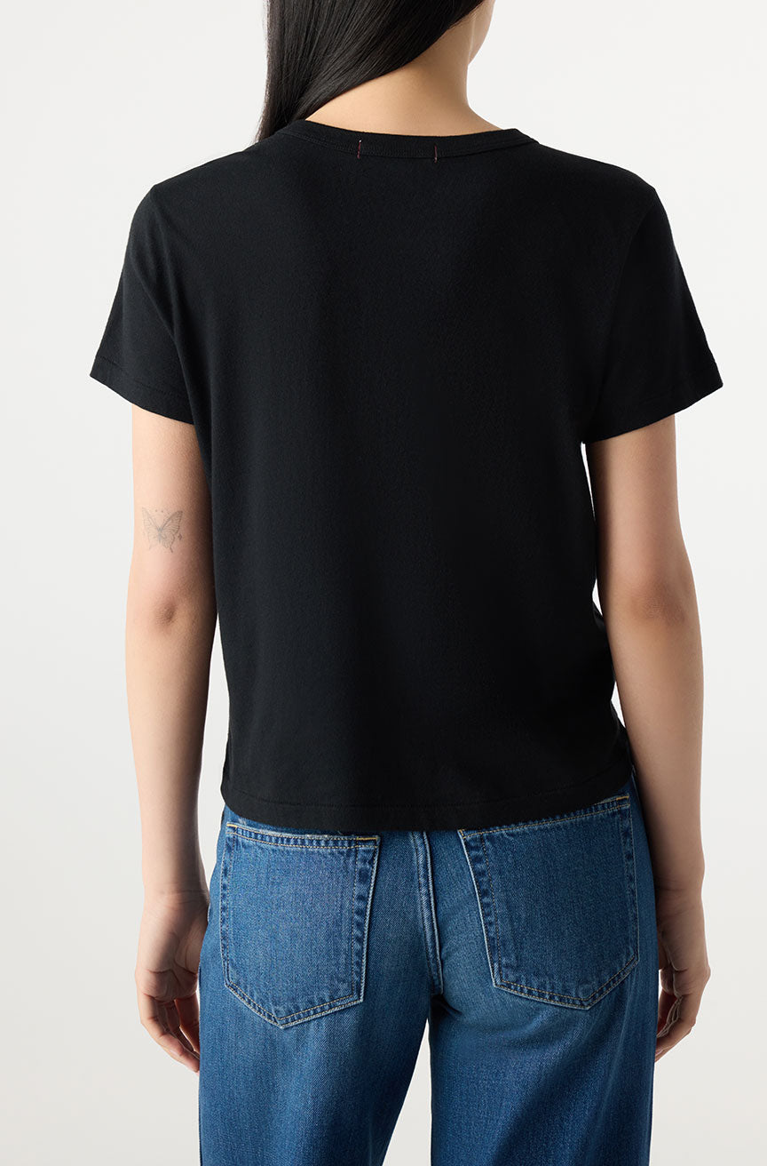 AMO Denim | Lovey Tee in Black