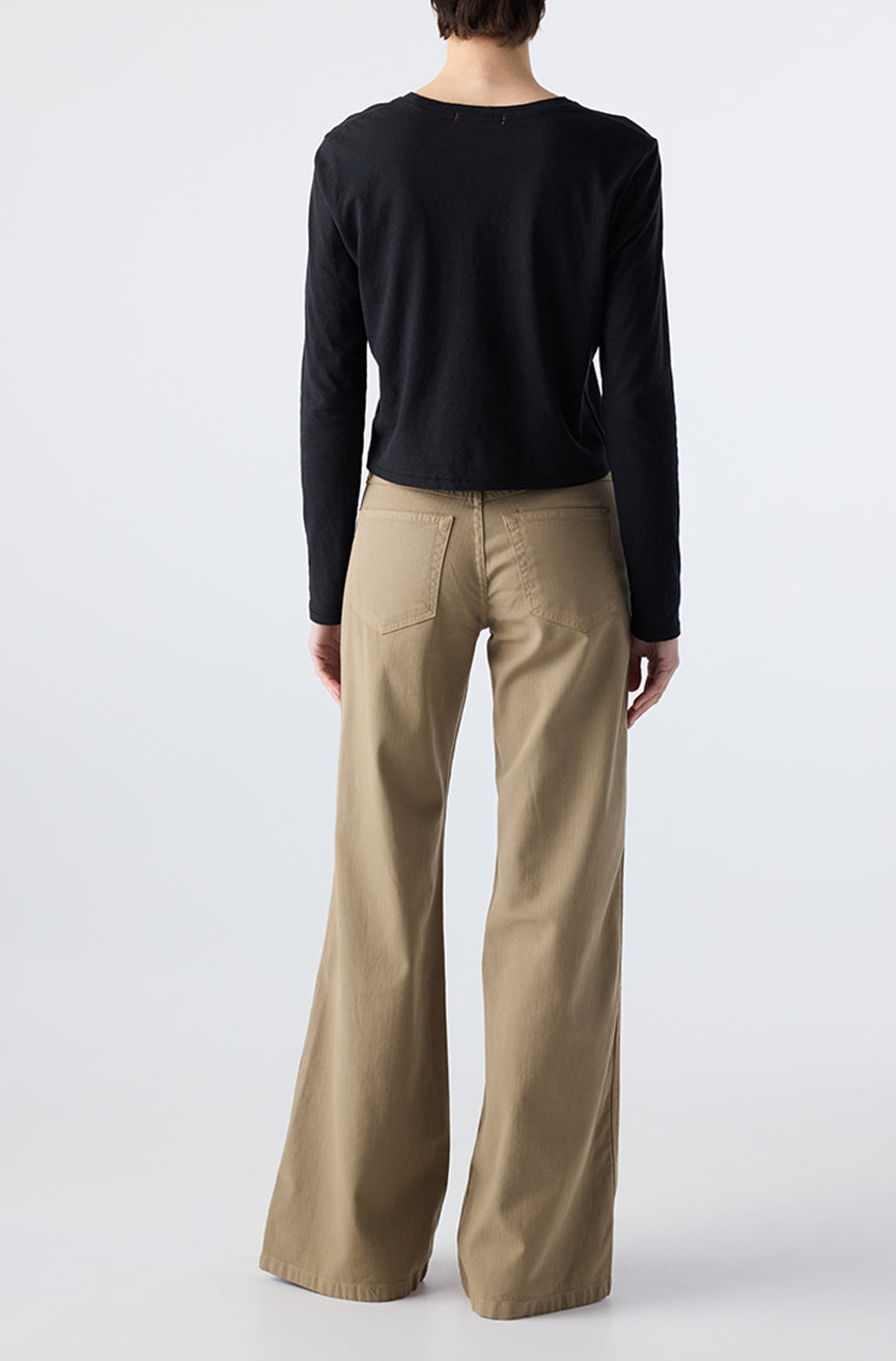 AMO Denim | Faith Flare in Sand