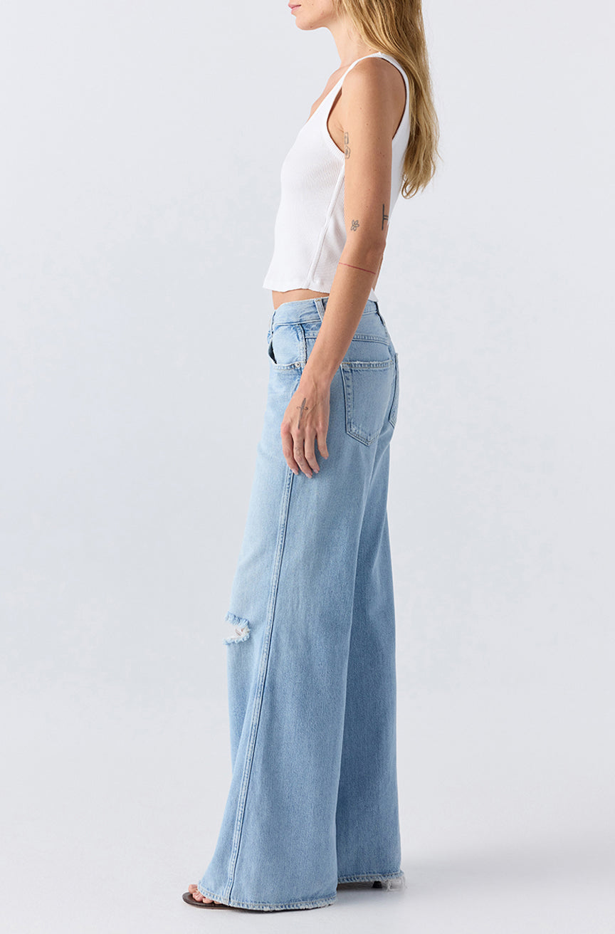 AMO Denim | Faith Flare in Summer Crush