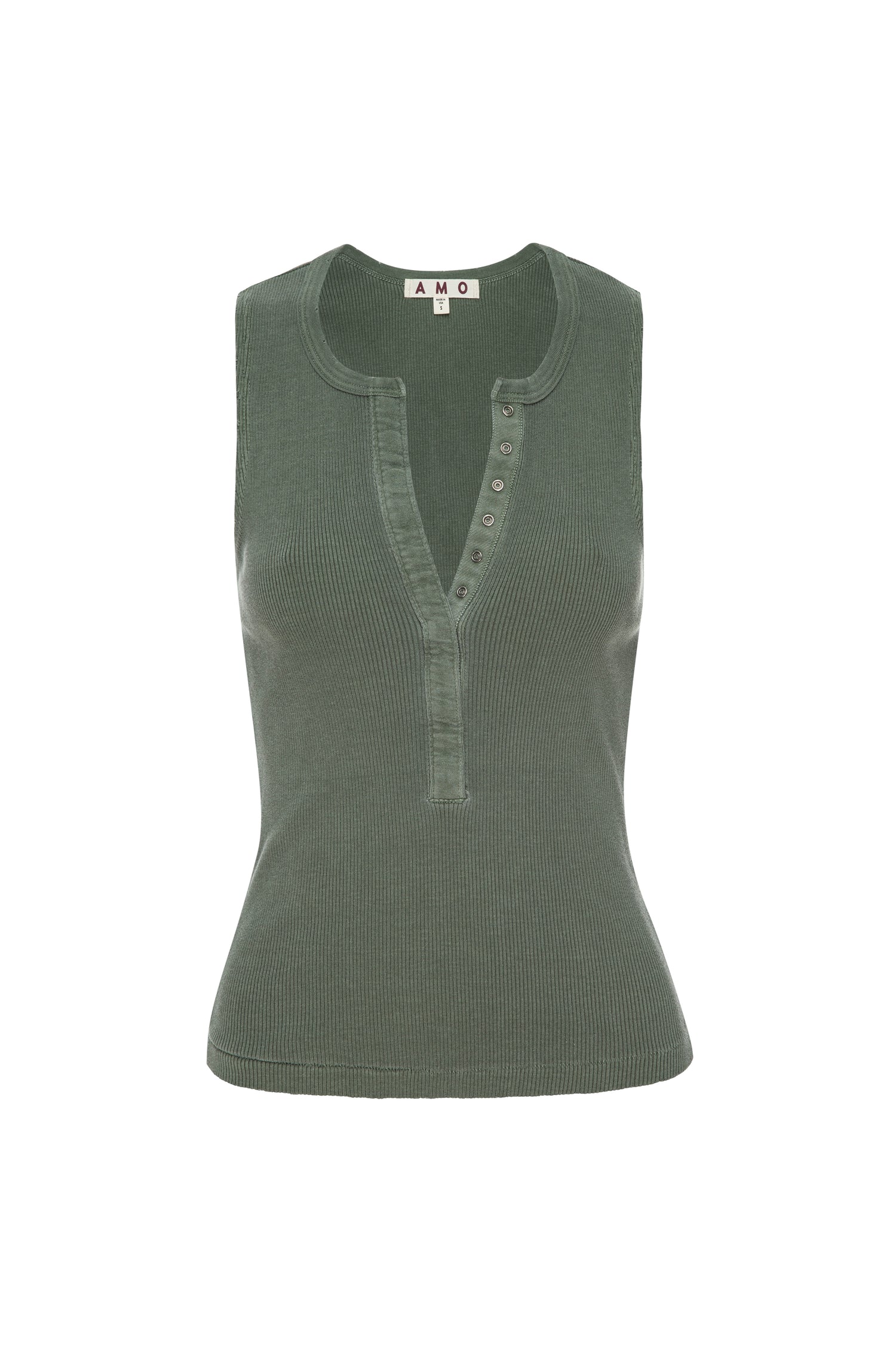 AMO Denim | Frances Tank in Kelp