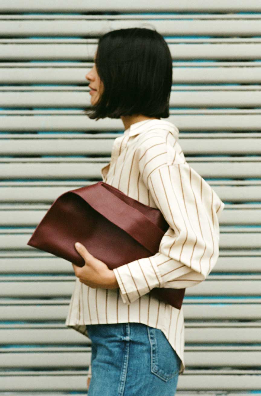 AMO Denim | Nin Shirt in Latte/Coffe Multi