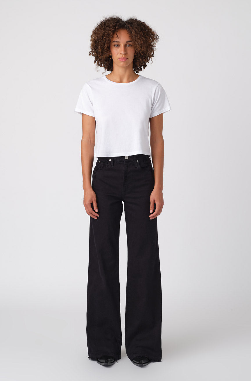 AMO Denim Frida in Black Oak