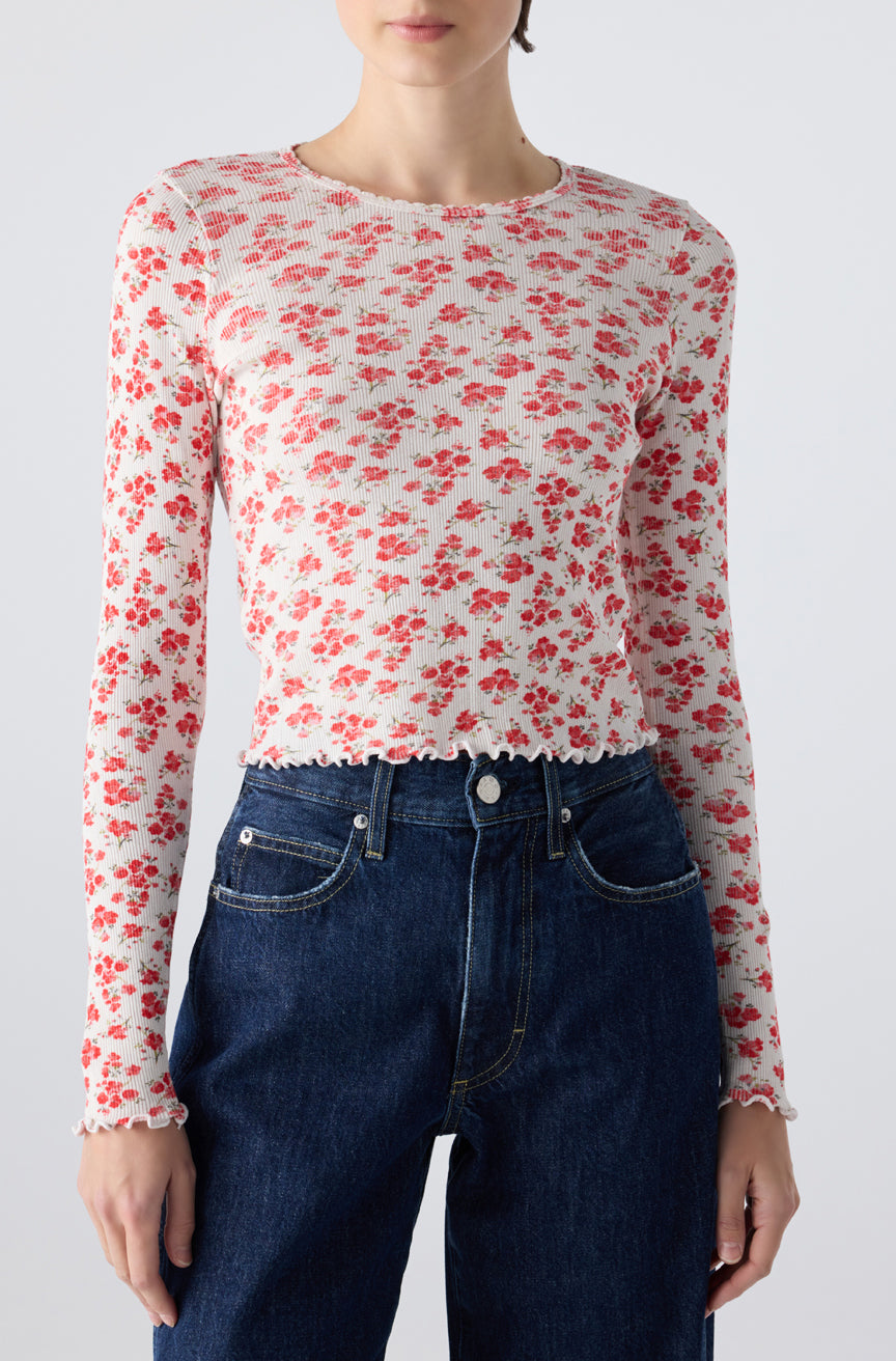 AMO Denim | Tori Tee in Ditsy Floral
