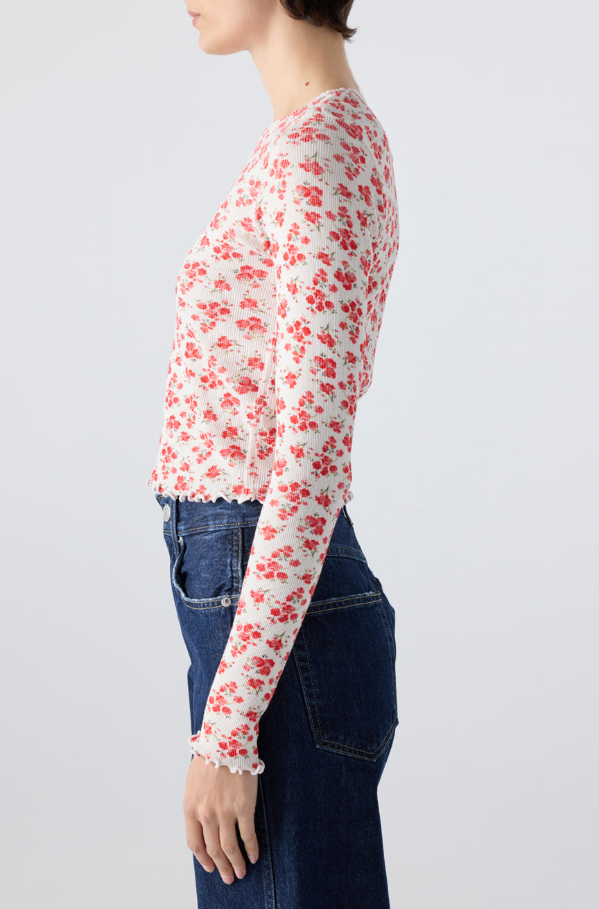 AMO Denim | Tori Tee in Ditsy Floral