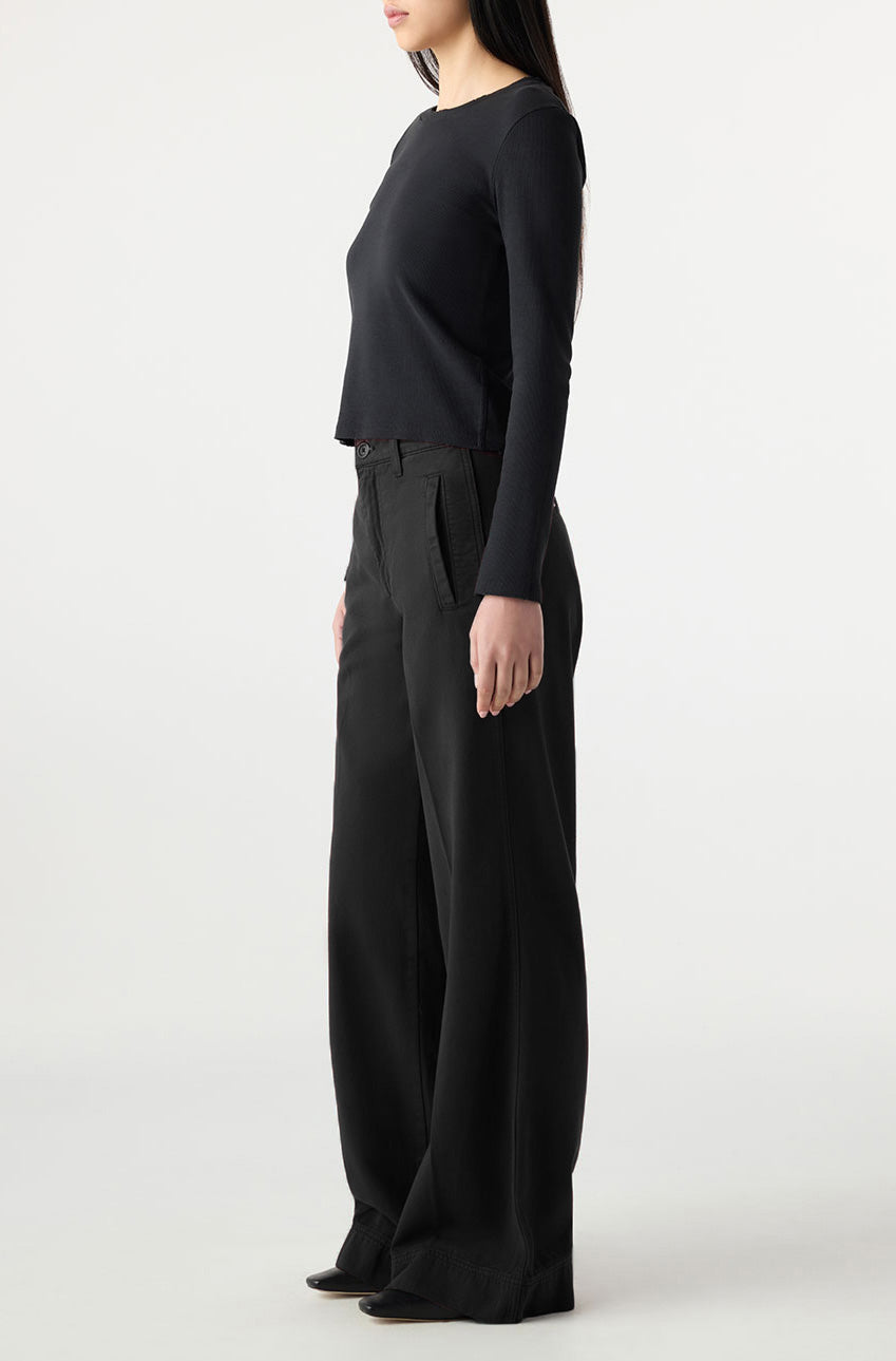 AMO Denim | Frida Trouser in Vintage Black