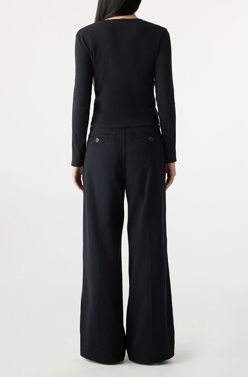 AMO Denim | Frida Trouser in Vintage Black
