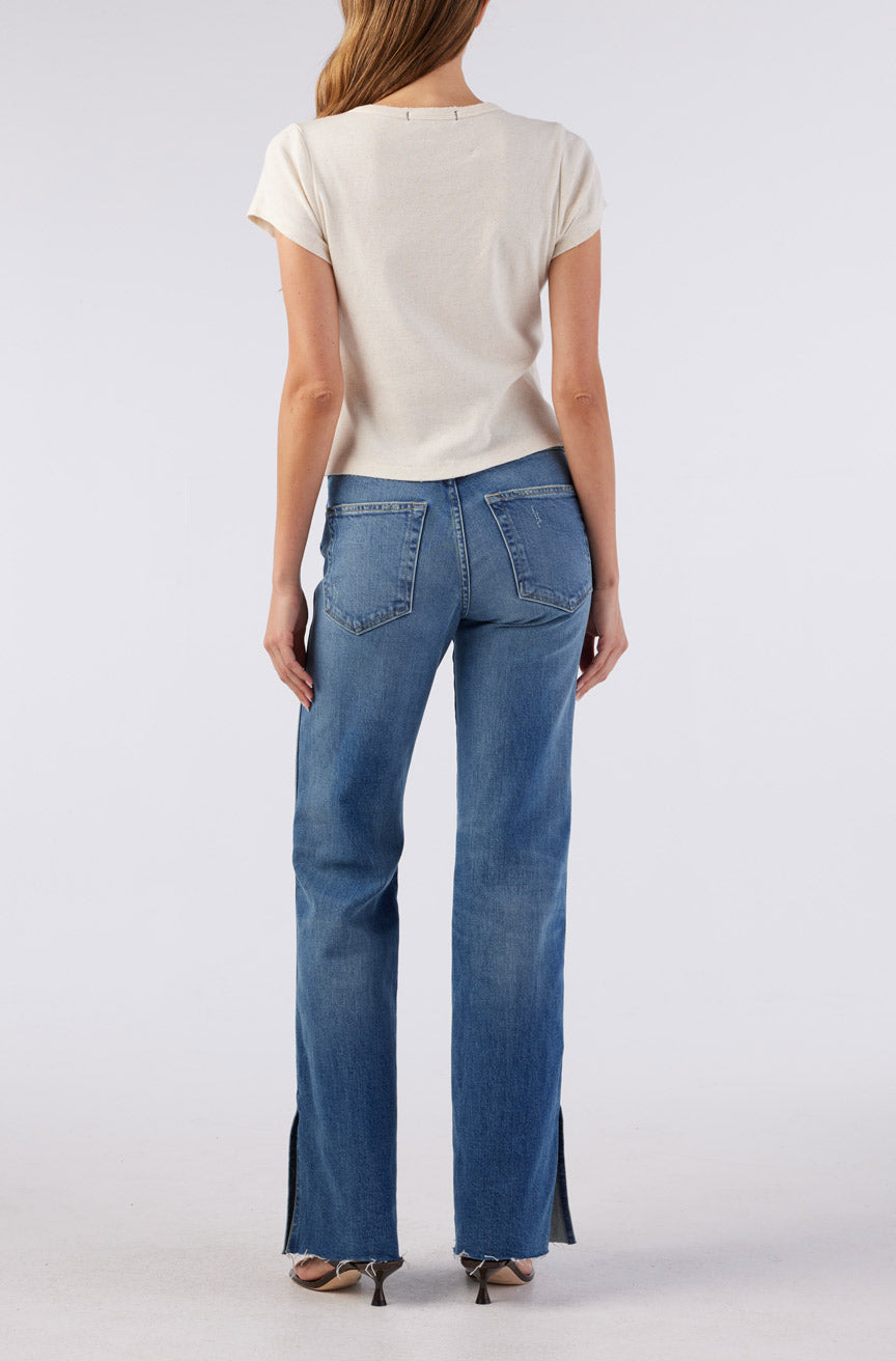 AMO Denim | Georgia Split Flare in Dearest