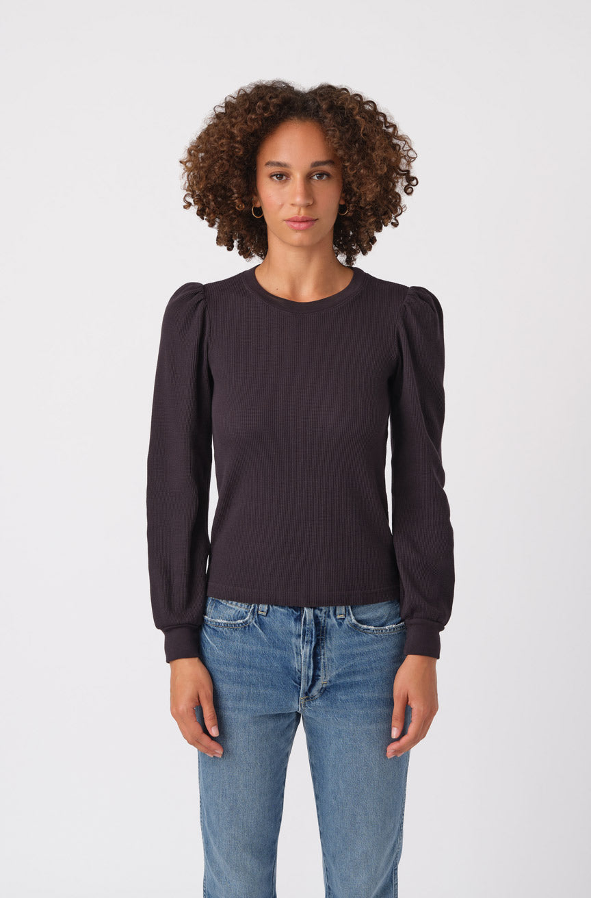 AMO Denim Girly Thermal in Vintage Black