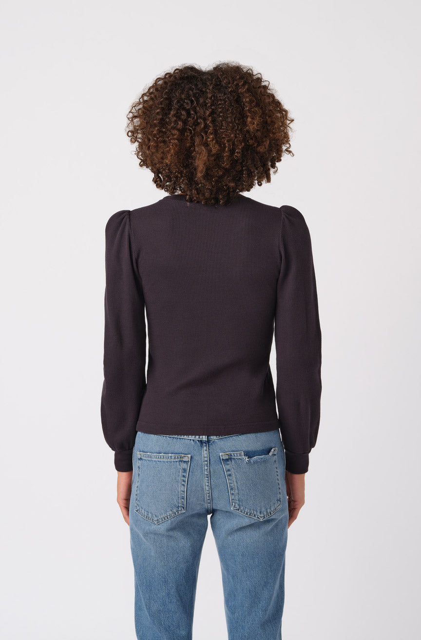 AMO Denim Girly Thermal in Vintage Black