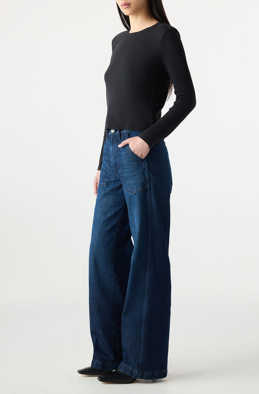 AMO Denim | Greta Trouser in Heartthrob