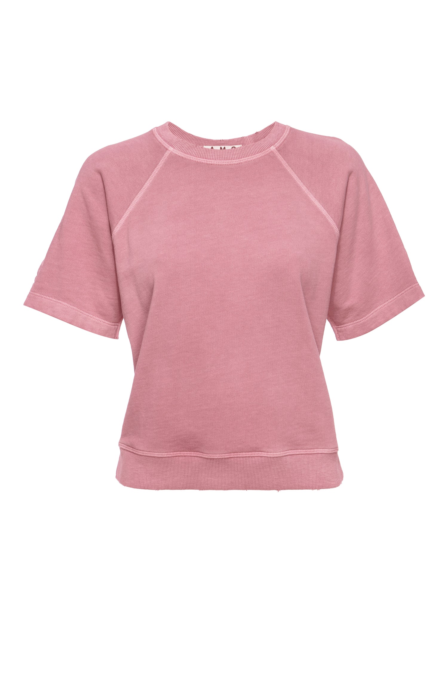 AMO Denim Grove Raglan Sweatshirt in Vintage Rose