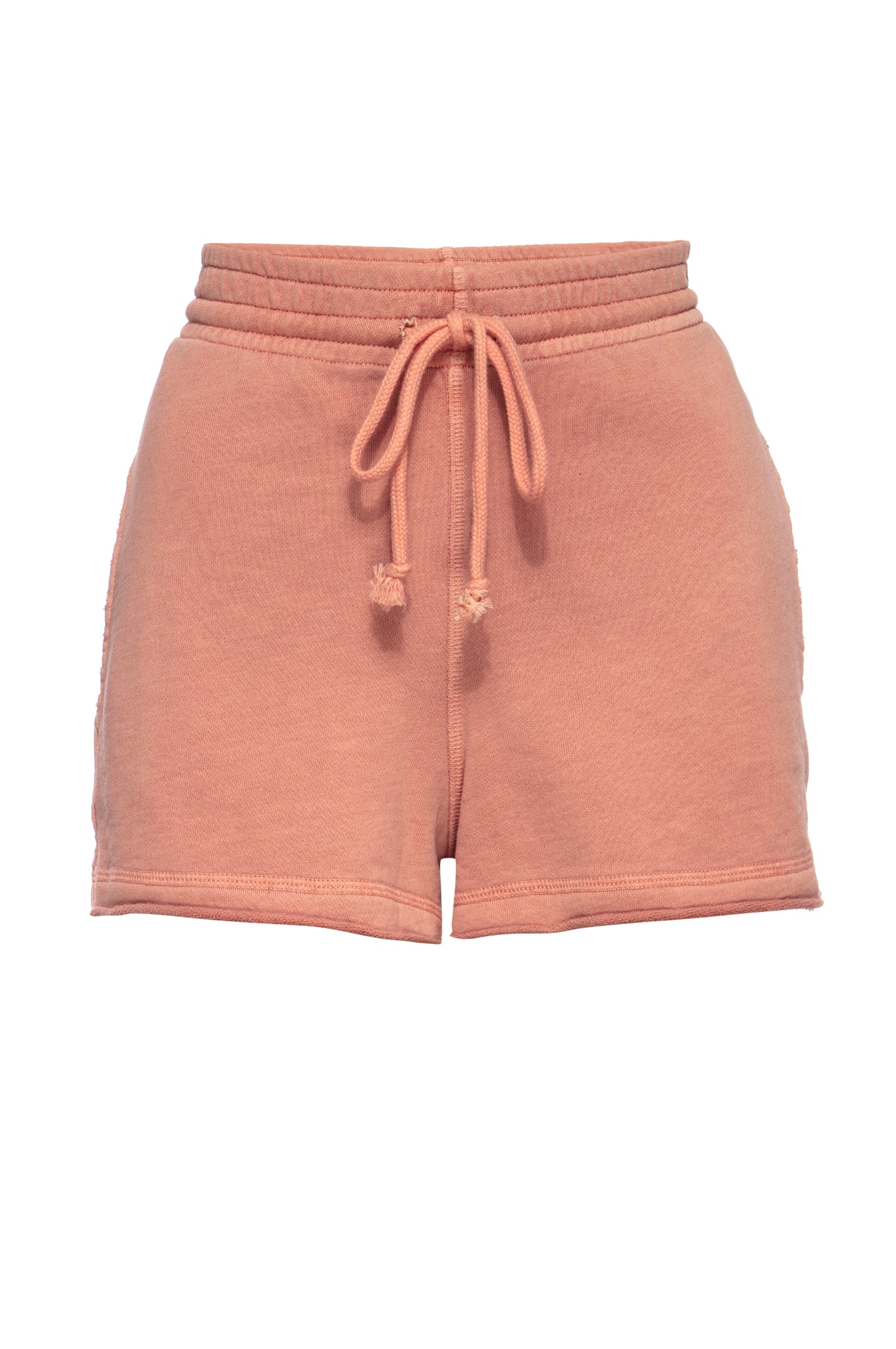 AMO Denim Grove Sweatshort in Deep Clay