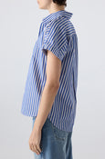 AMO Denim | Gael Shirt in Sapphire/White Multi