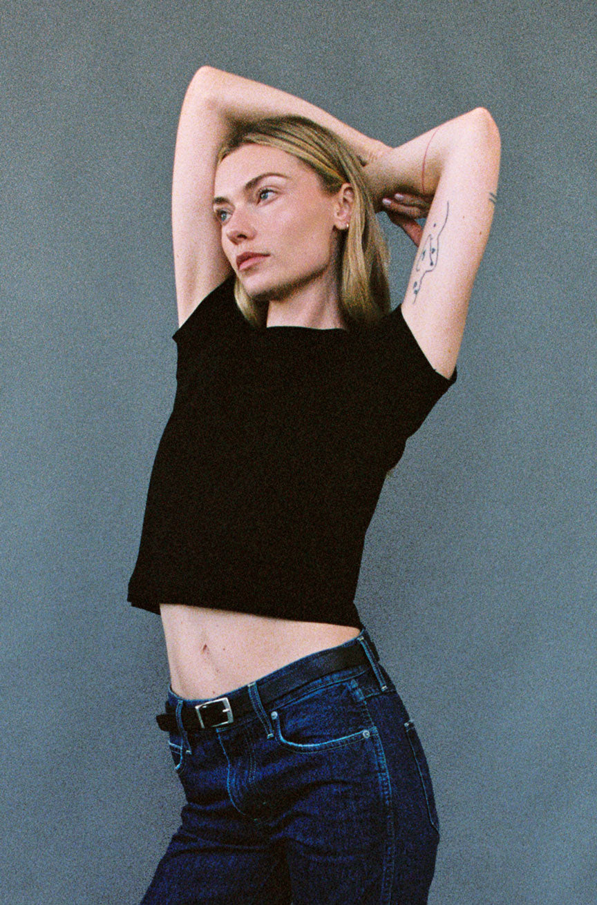 AMO Denim | Jade Tee in Black