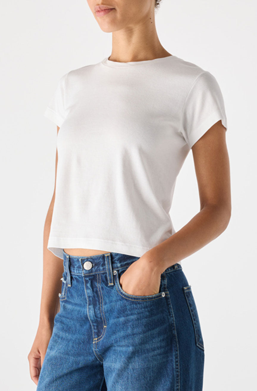 AMO Denim | Jade Tee in White