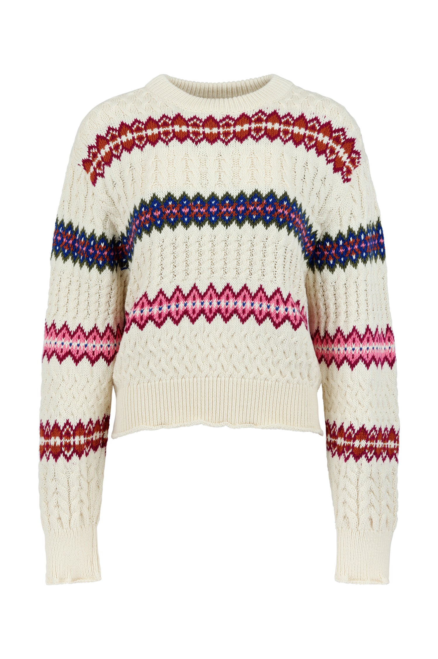 AMO Denim | Jemma Sweater in Bone Multi
