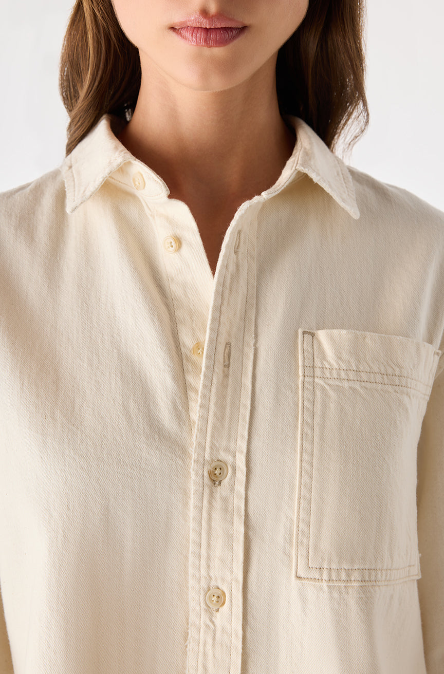 AMO Denim | Abigail Shirt in Bone