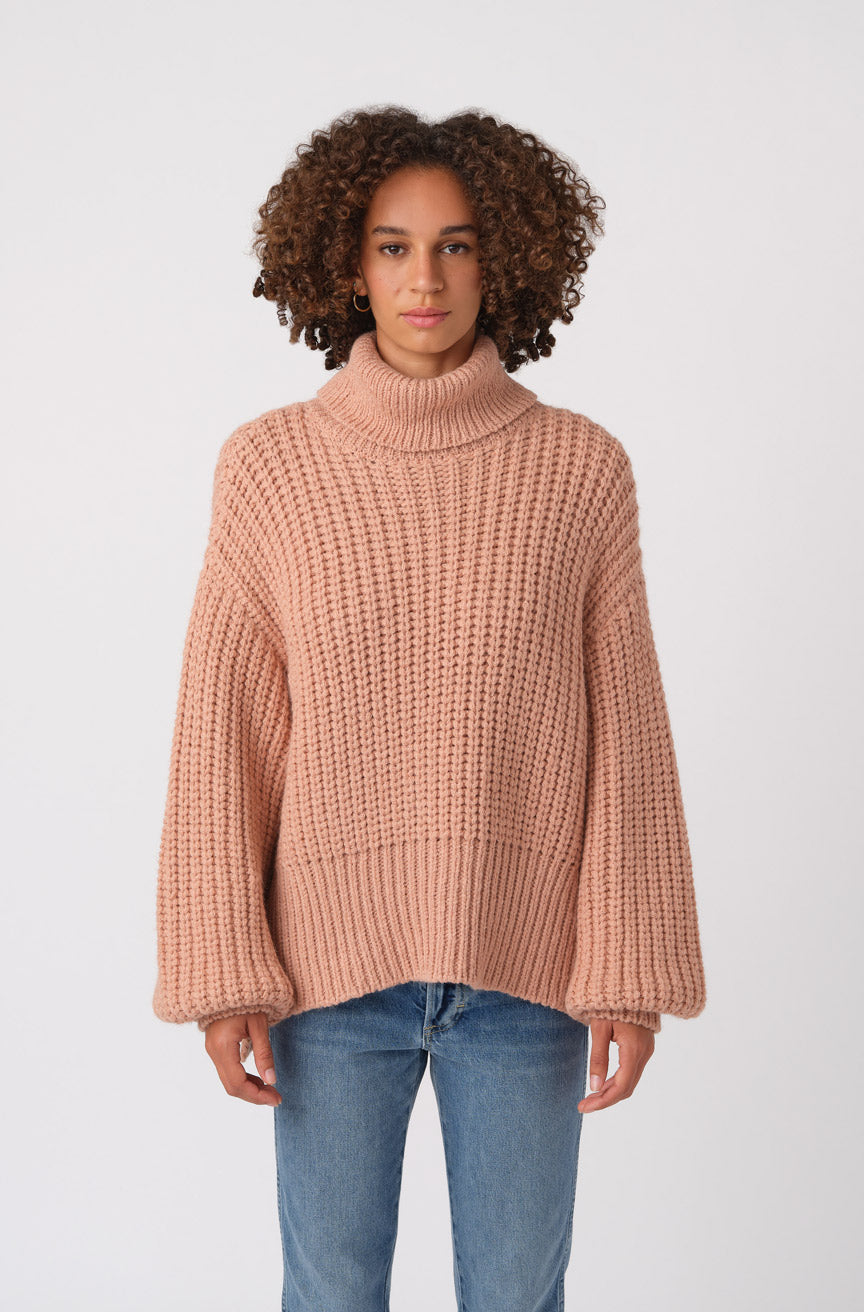 AMO Denim Libby Sweater in Clay