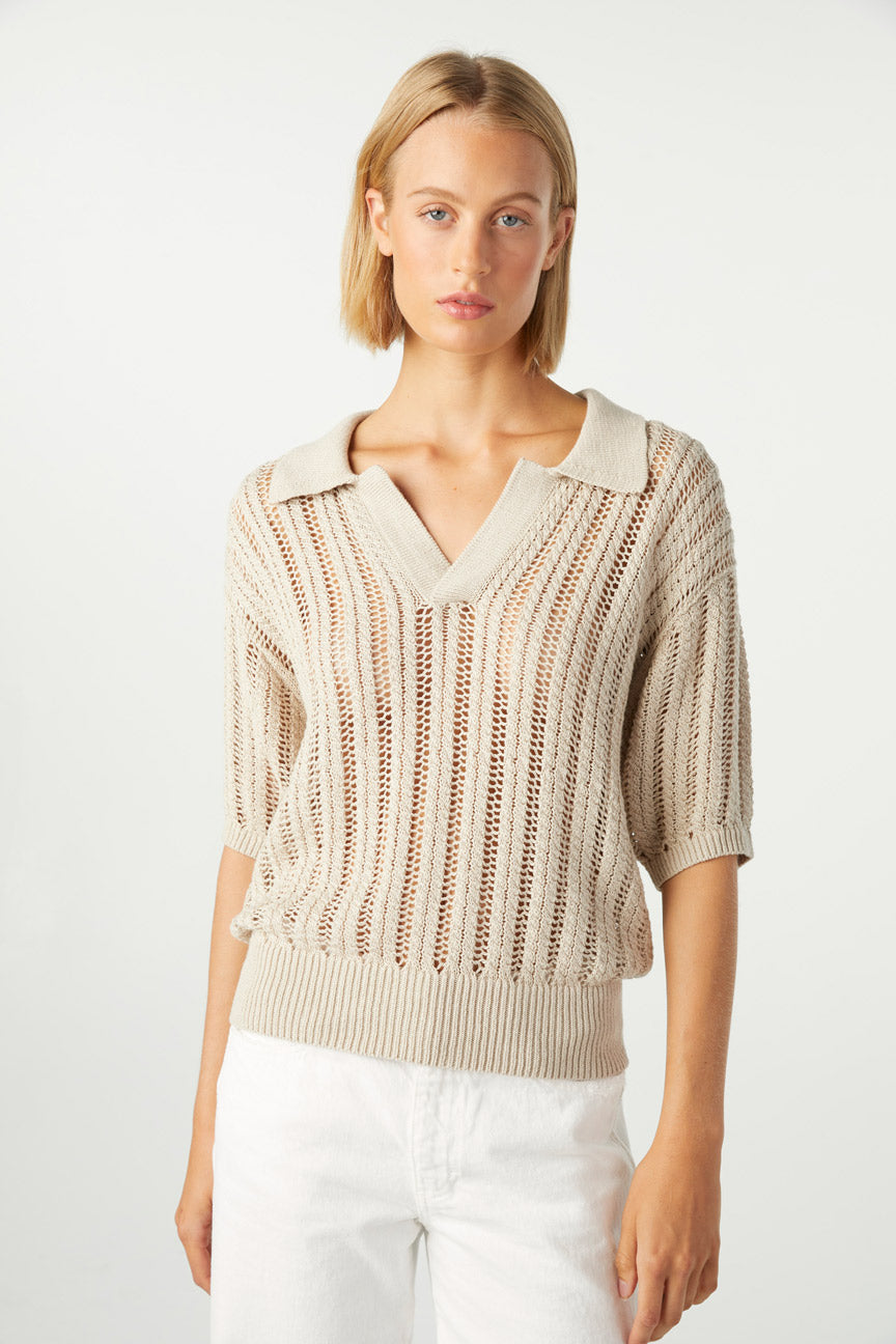 AMO Denim Lidy Sweater in Pumice