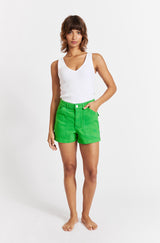 AMO Denim Severine Cargo Short in Grass