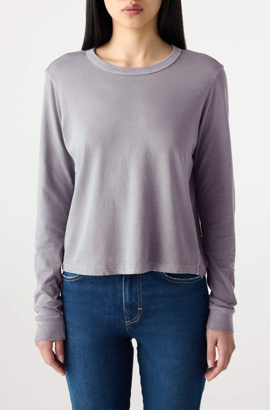 AMO Denim | Lovey Long Sleeve in Storm