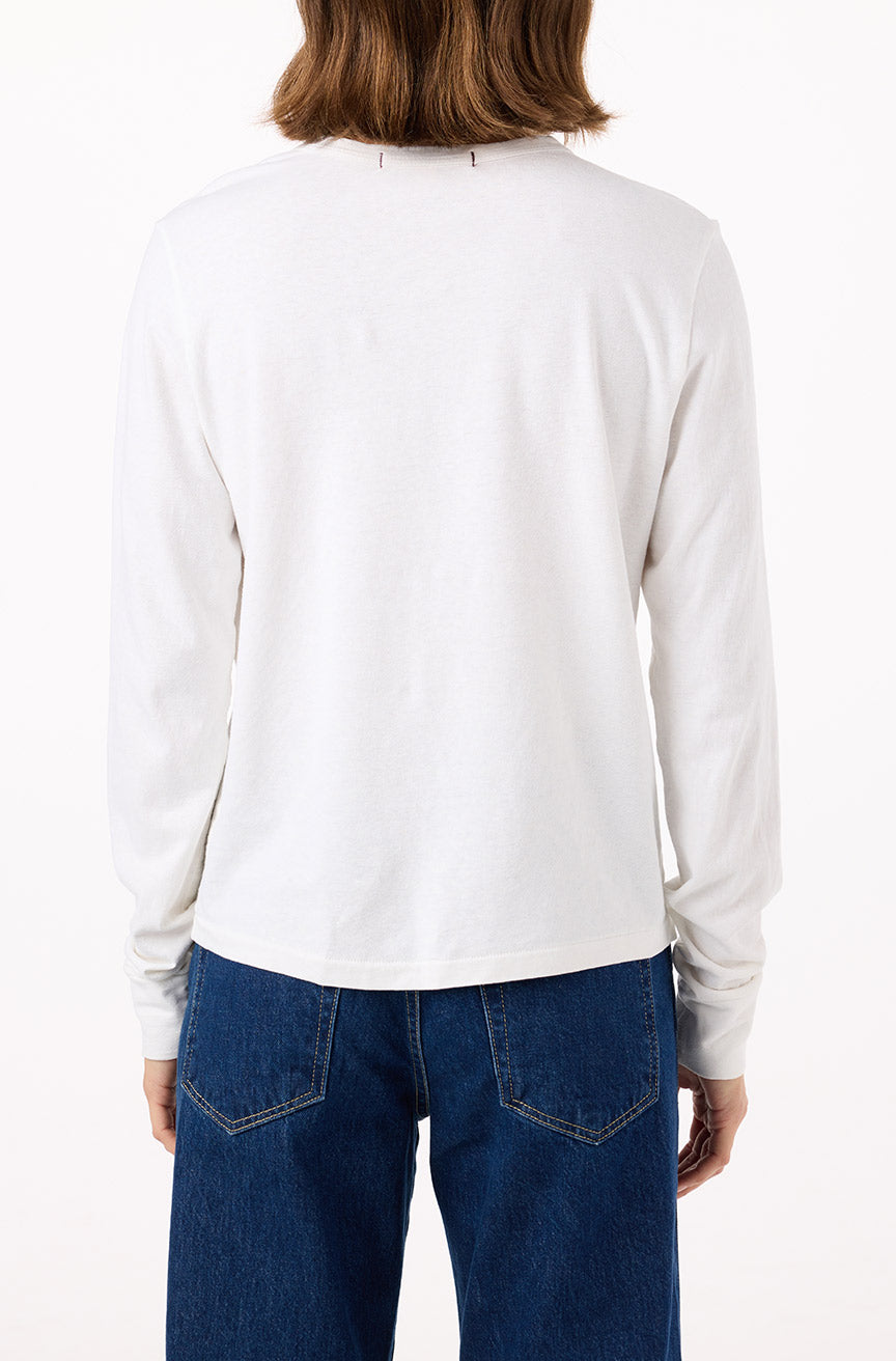 AMO Denim | Love Long Sleeve in White