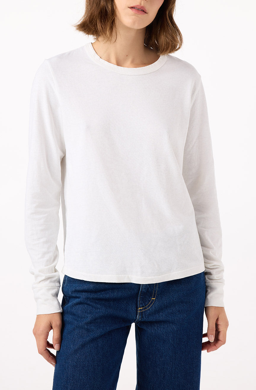 AMO Denim | Love Long Sleeve in White