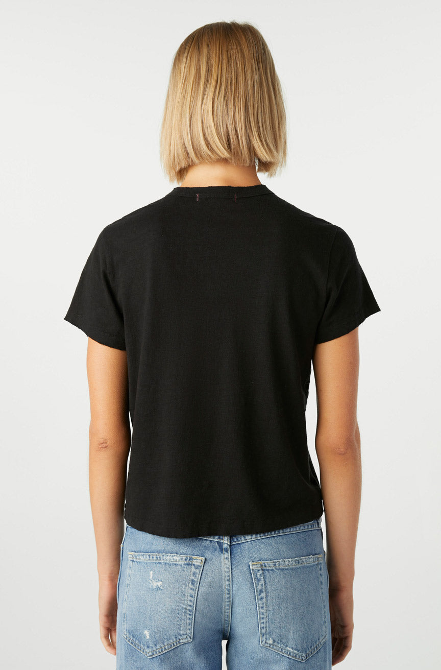 AMO Denim Love Tee in Black