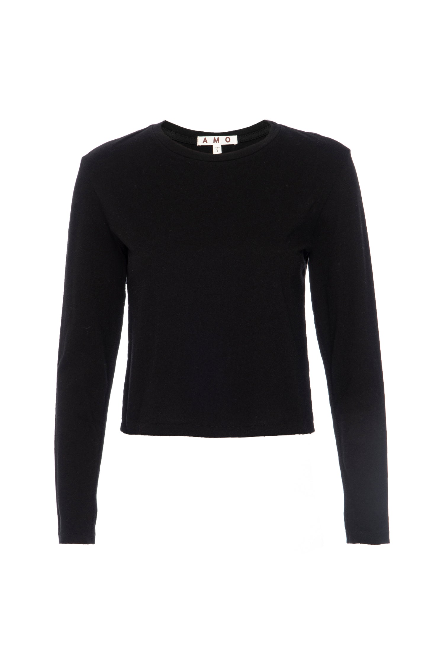 AMO Denim L/S Babe Tee in Black