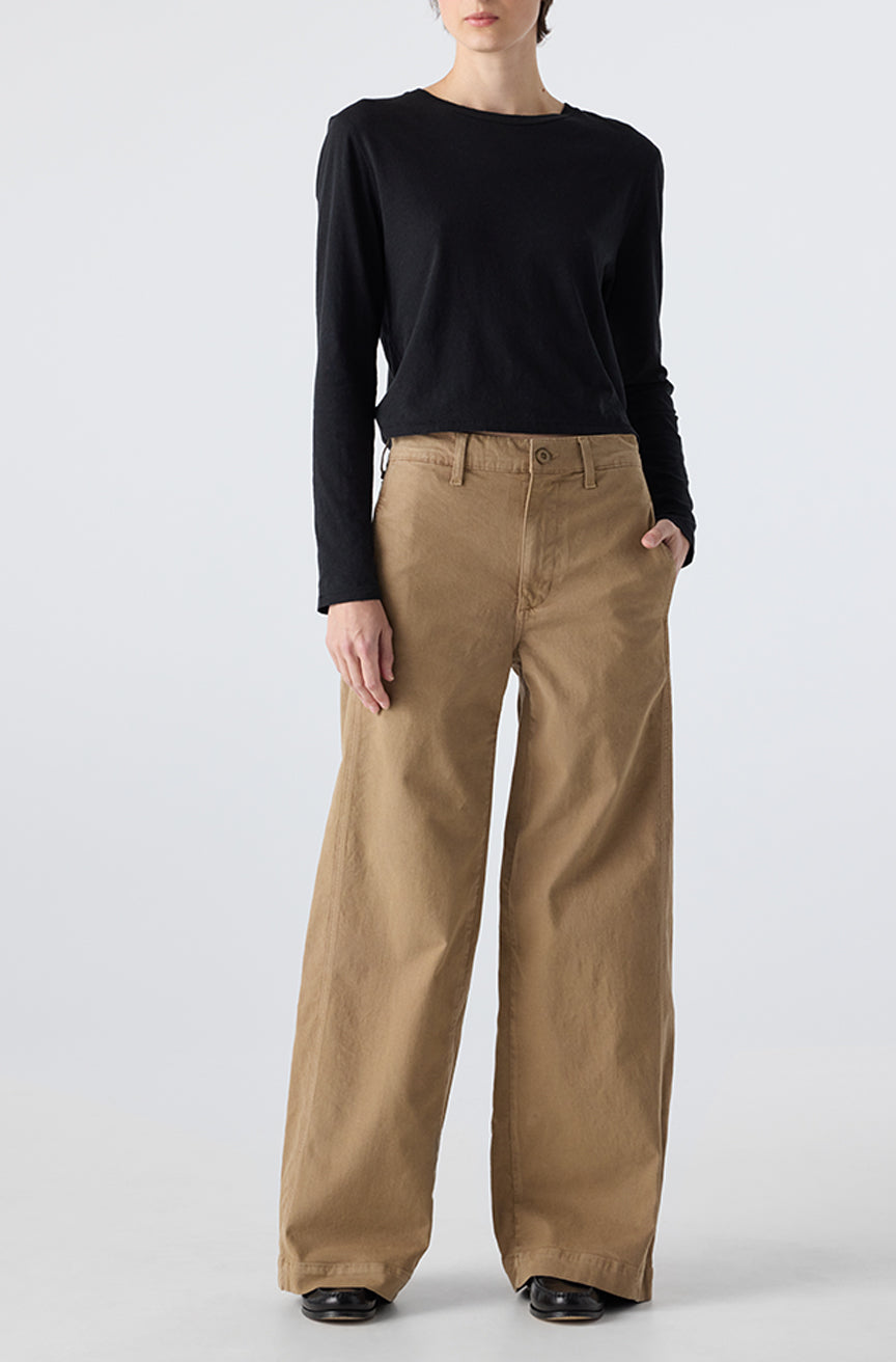 AMO Denim | Maddi Trouser in Sand – A M O