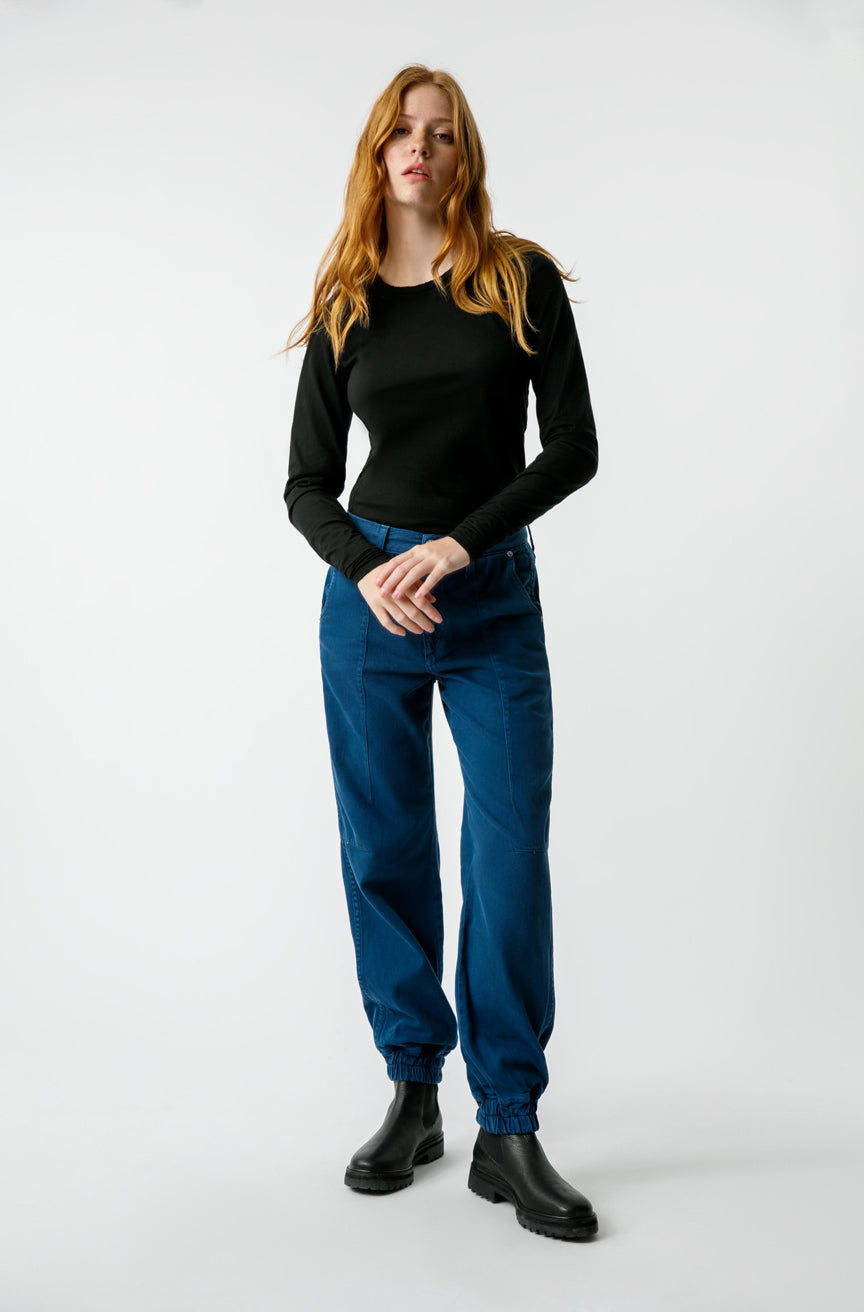 AMO Denim Madeline Jogger in Neptune