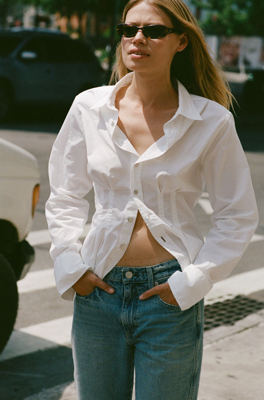 AMO Denim | Lucinda Shirt in White
