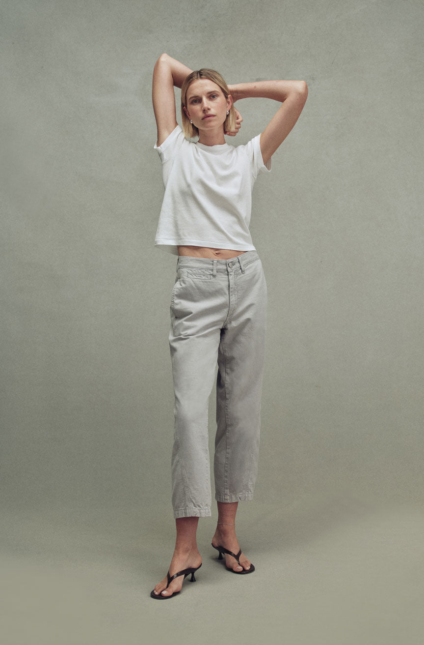Maria Trouser in Drizzle | Women's Pants | AMO Denim