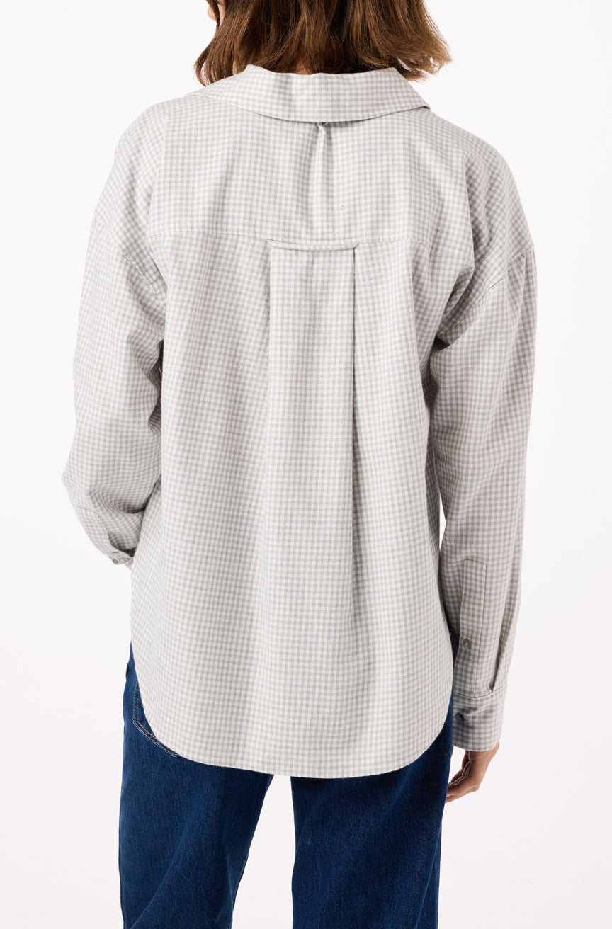 AMO Denim | Maryanne Shirt in Silver Fox