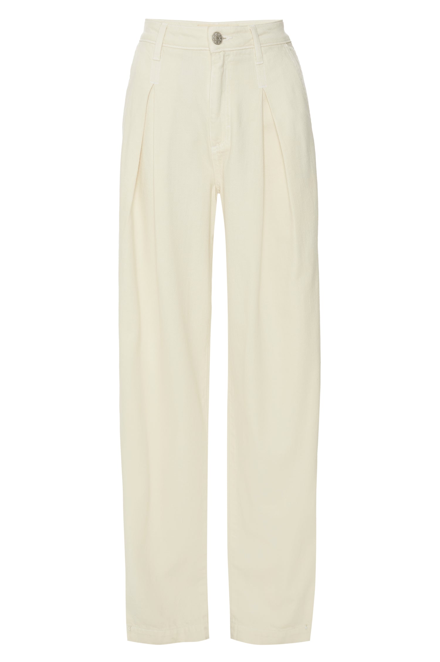 AMO Denim | Mary Trouser in Porcelain