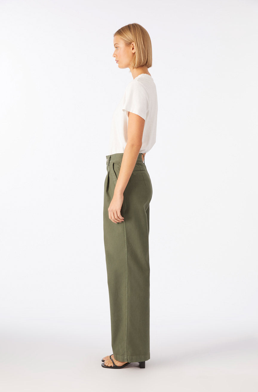 AMO Denim | Matilda Trouser in Kelp