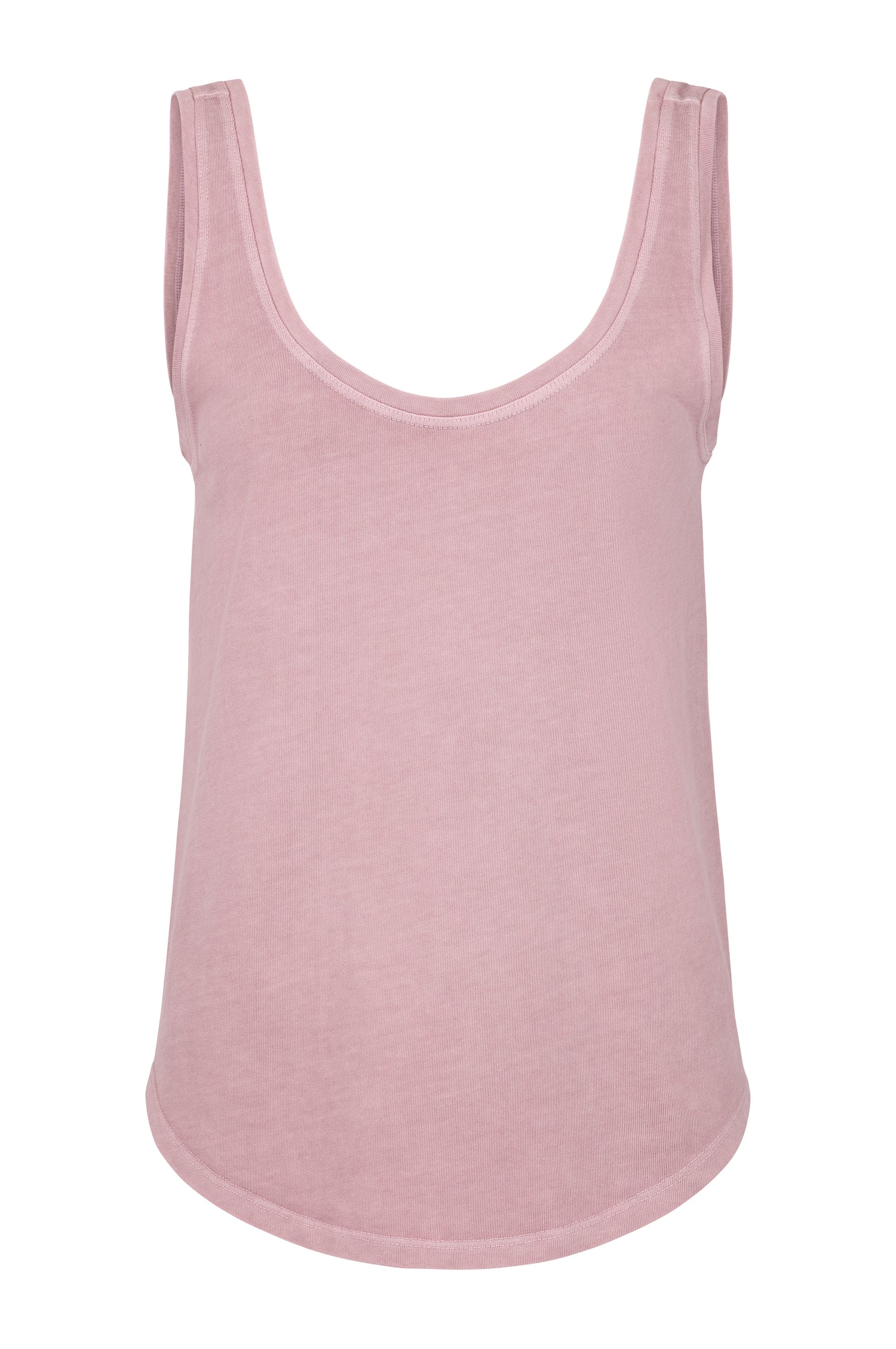 AMO Denim | Muse Tank in Rosestone