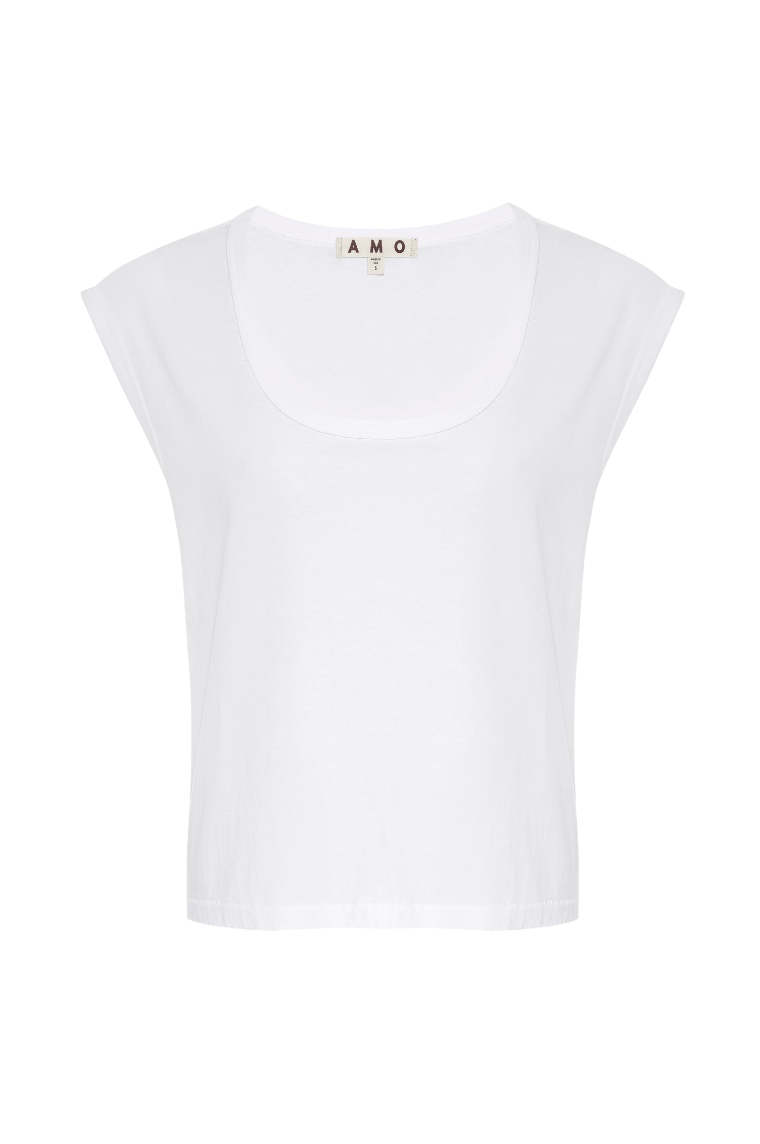 AMO Denim Nicki Tee in White