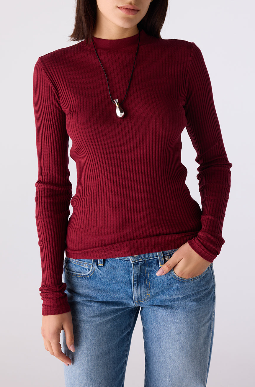 AMO Denim | Ruthie Long Sleeve in Decant