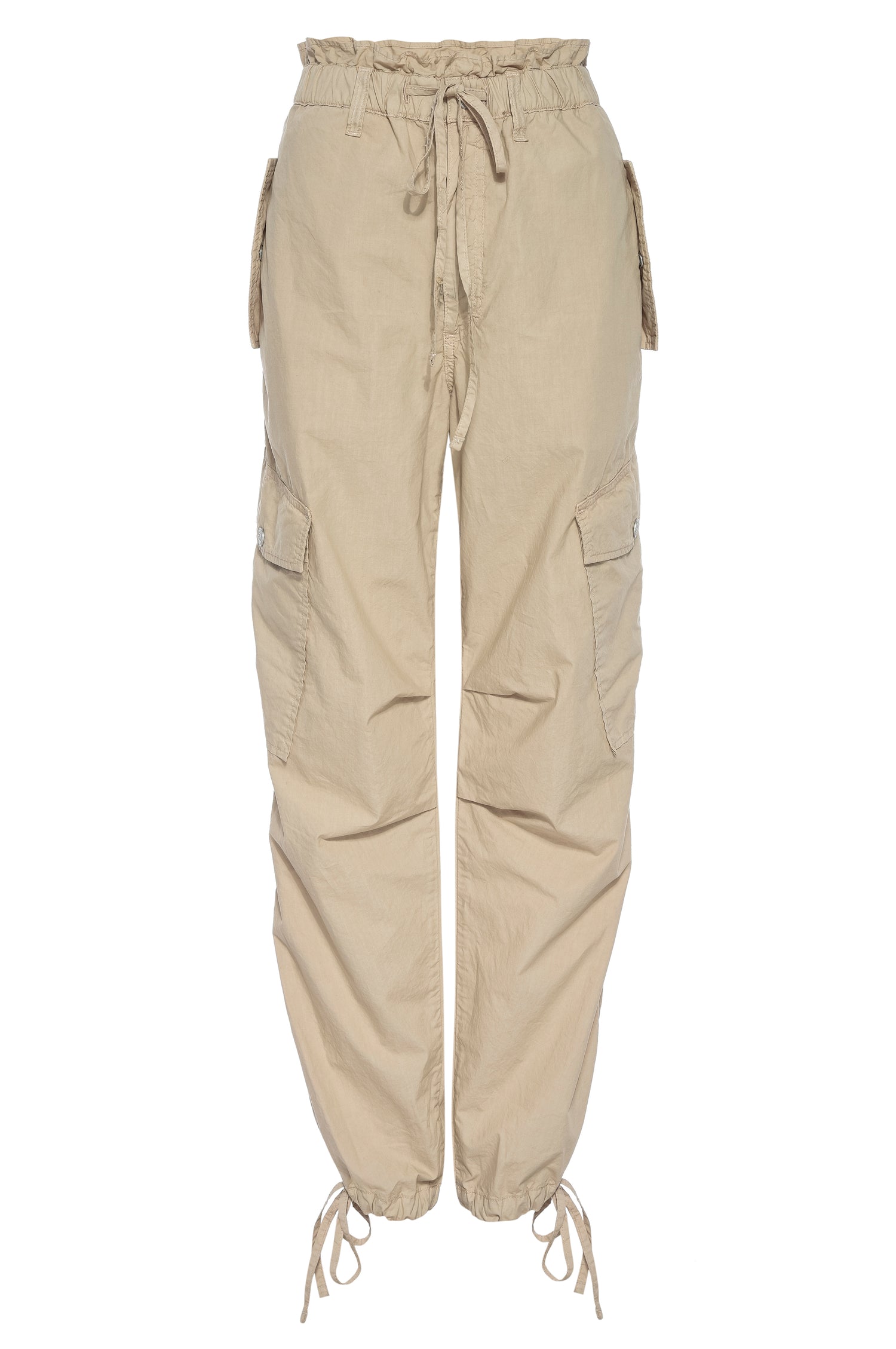 AMO Denim Parachute Pant in Oatmilk