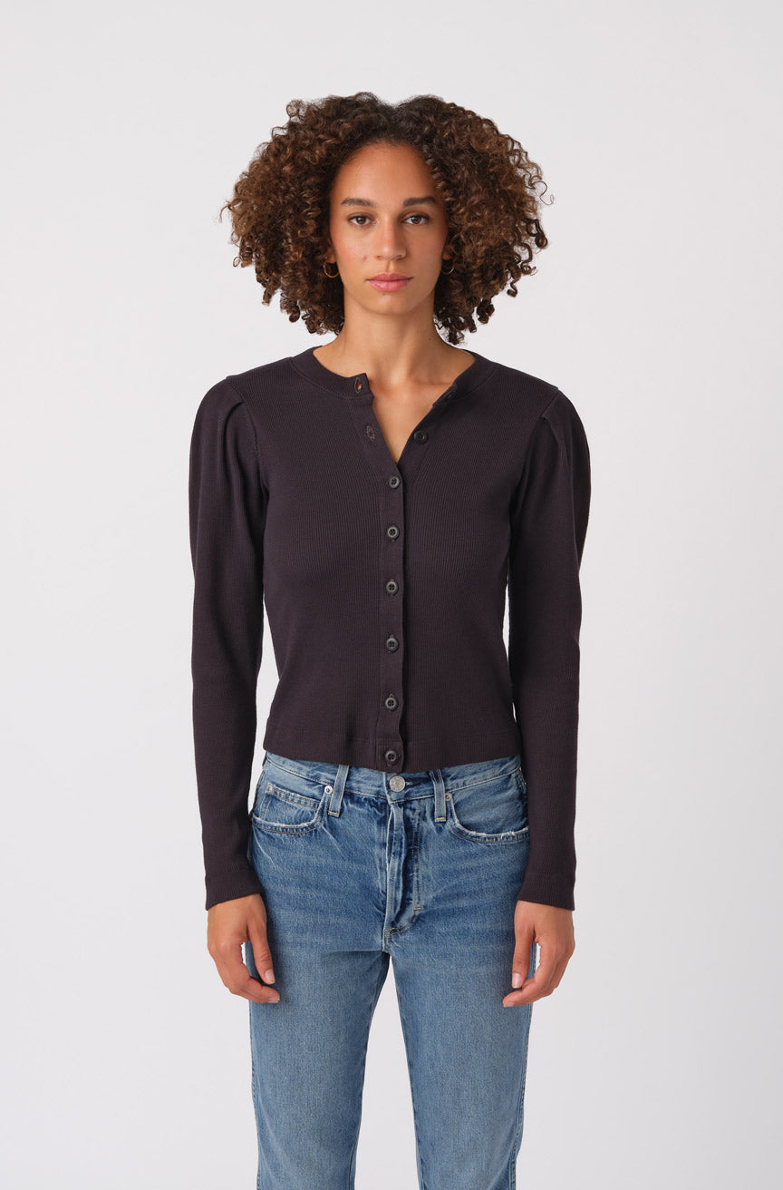 Puff Sleeve Cardigan