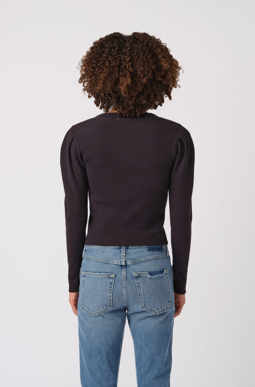 Puff Sleeve Cardigan