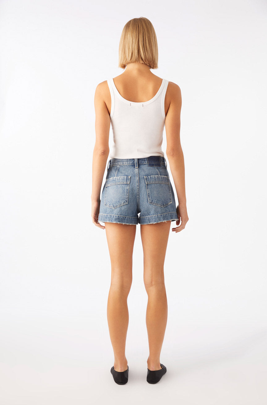 AMO Denim | Rebecca Short in Entanglement