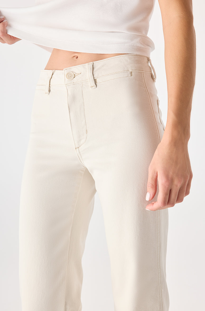 AMO Denim | Robbie Trouser in Bone