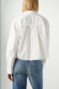 Ruth Crop Shirt <br> White