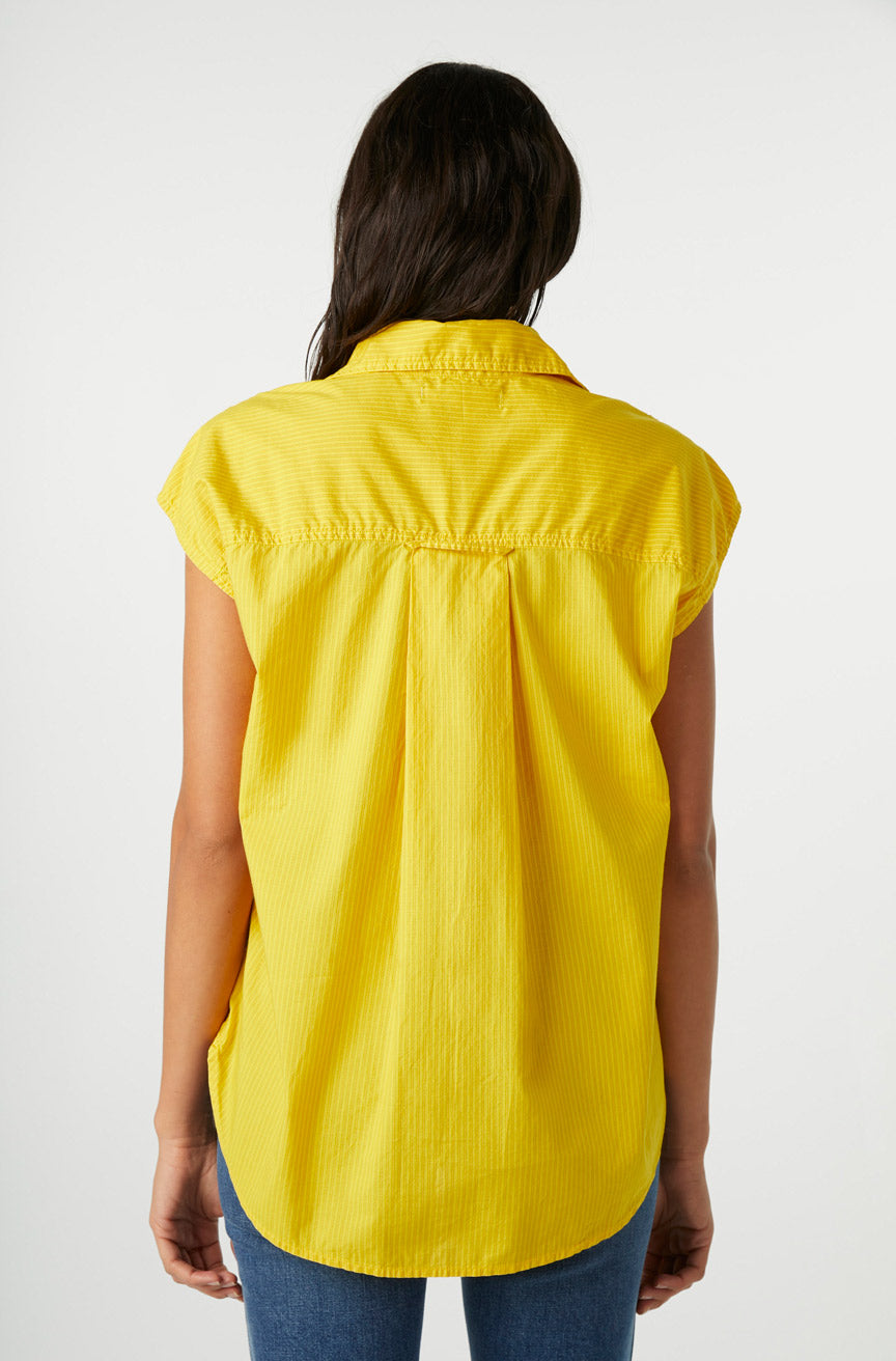 AMO Denim Ruth Sleeveless in Lemon
