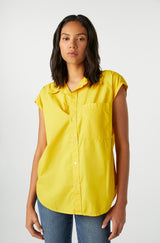 AMO Denim Ruth Sleeveless in Lemon