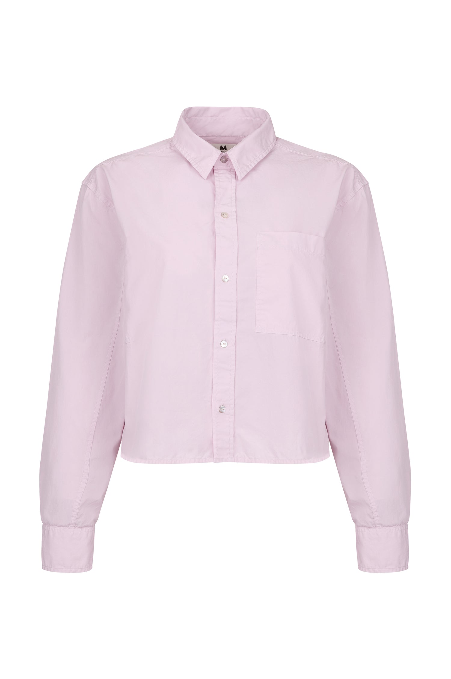 AMO Denim | Ruth Crop Shirt in Wisteria