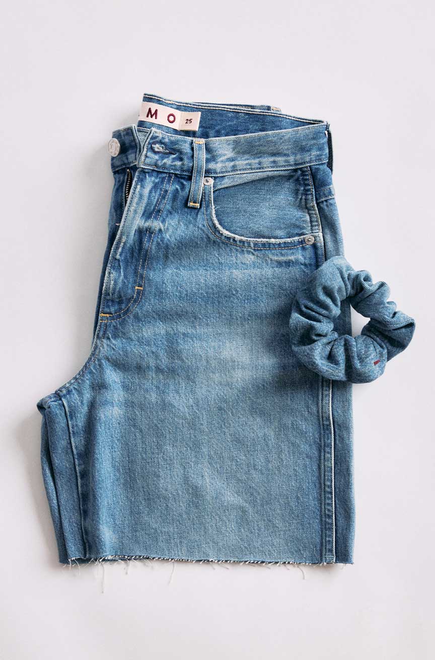 AMO Denim | Sandra Short in Cherry Bomb